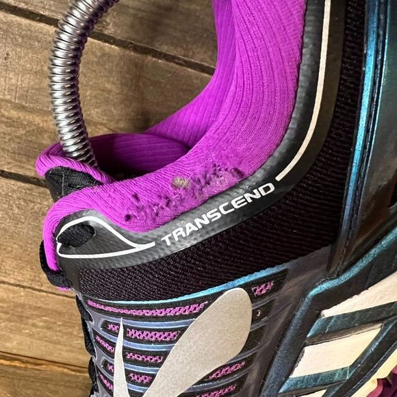 Womens Brooks‎ Transcend 5 Black Running Athletic Casual Shoes Sneakers Size 9 B - Picture 7 of 7